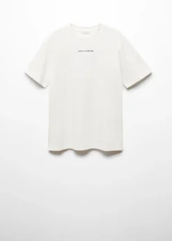 MANGO Koszulki*Koszulka ze wzorem i krótkimi rękawami