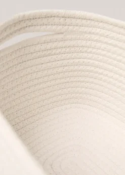 MANGO Kosze Do Sypialni|Kosze Do Salonu*Koszyk do przechowywania z 100% bawełny 30 x 20 cm