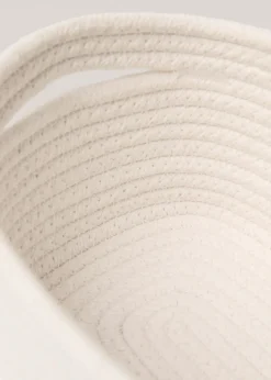 MANGO Kosze Do Sypialni|Kosze Do Salonu*Koszyk do przechowywania z 100% bawełny 22 x 14 cm