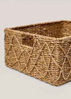 MANGO Kosze Do Sypialni|Kosze Do Salonu*Koszyk z wypukłym motywem 45 x 35 cm