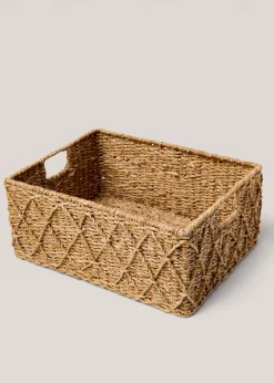 MANGO Kosze Do Sypialni|Kosze Do Salonu*Koszyk z wypukłym motywem 45 x 35 cm