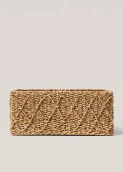 MANGO Kosze Do Sypialni|Kosze Do Salonu*Koszyk z wypukłym motywem 45 x 35 cm