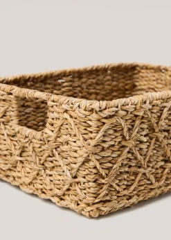 MANGO Kosze Do Sypialni|Kosze Do Salonu*Koszyk z wypukłym motywem 35 x 25 cm