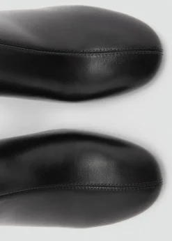 MANGO Buty|Akcesoria Skórzane*Kozaki skórzane z wysoką cholewką