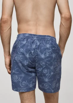 MANGO Więcej Akcesoriów*Kąpielówki z morskimi motywami