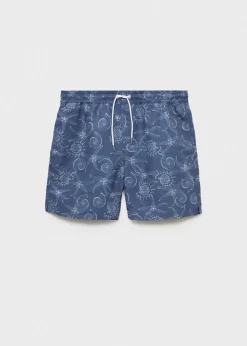 MANGO Więcej Akcesoriów*Kąpielówki z morskimi motywami