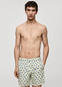 MANGO Więcej Akcesoriów*Kąpielówki z nadrukiem w kraby