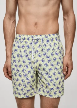 MANGO Więcej Akcesoriów*Kąpielówki z nadrukiem w kraby