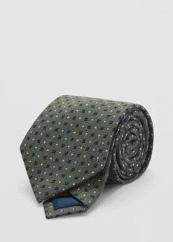 MANGO Akcesoria|Krawaty, Muszki I Chusteczki Do Nosa*Krawat z jedwabiu morwowego z teksturą