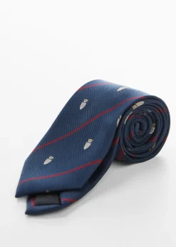 MANGO Więcej Akcesoriów*Krawat ze wzorem