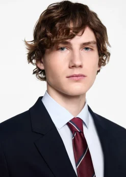 MANGO Więcej Akcesoriów*Krawat ze wzorem w paski