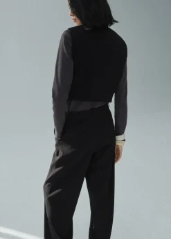 MANGO Kamizelki*Krótka kamizelka z guzikami