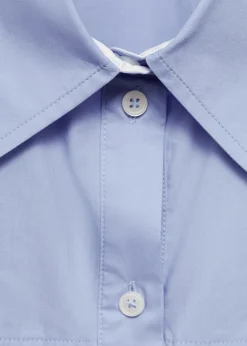 MANGO Koszule I Bluzki*Krótka koszula z łączonych materiałów