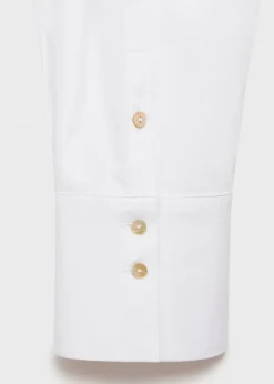 MANGO Koszule I Bluzki*Krótka koszula z kieszenią