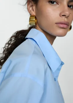 MANGO Koszule I Bluzki*Krótka koszula z kołnierzykiem polo