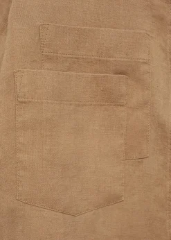 MANGO Koszule I Bluzki*Krótka koszula z lnu