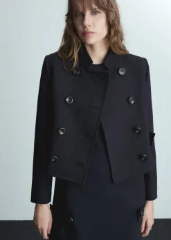 MANGO Kurtki*Krótka kurtka dwurzędowa