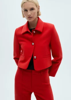 MANGO Kurtki*Krótka kurtka na guziki