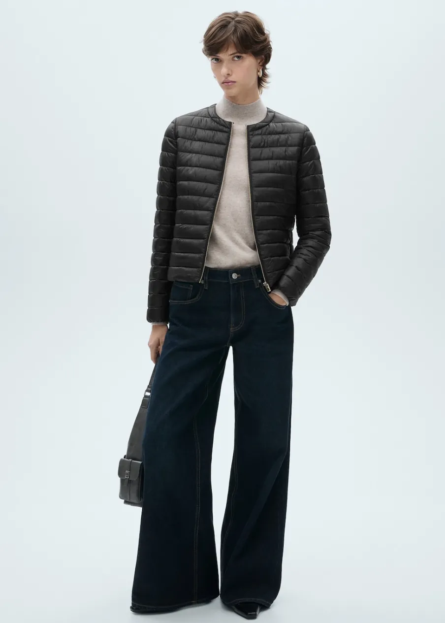 MANGO Płaszcze*Krótka kurtka puchowa z kieszeniami