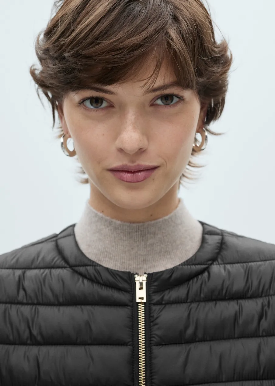 MANGO Płaszcze*Krótka kurtka puchowa z kieszeniami