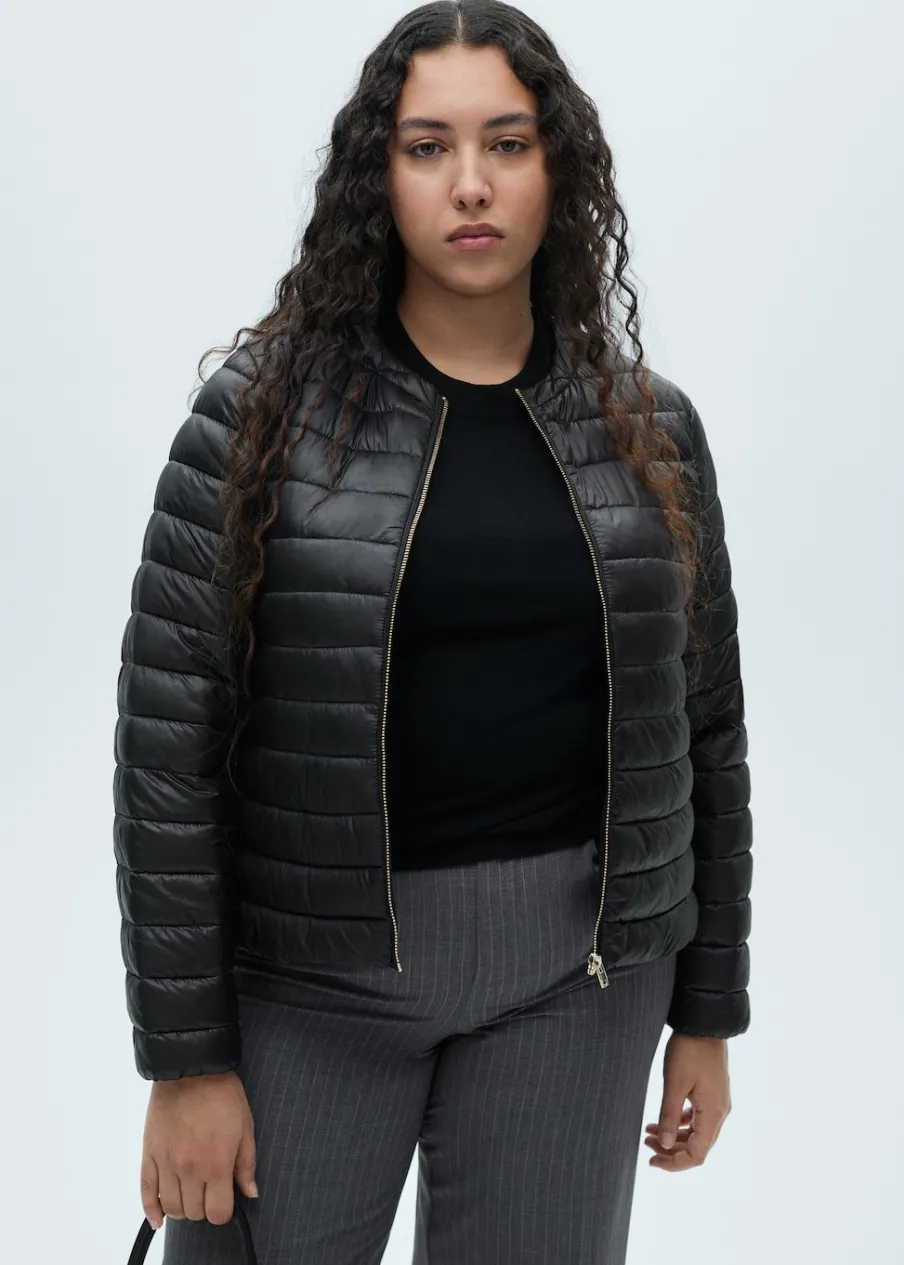 MANGO Płaszcze*Krótka kurtka puchowa z kieszeniami