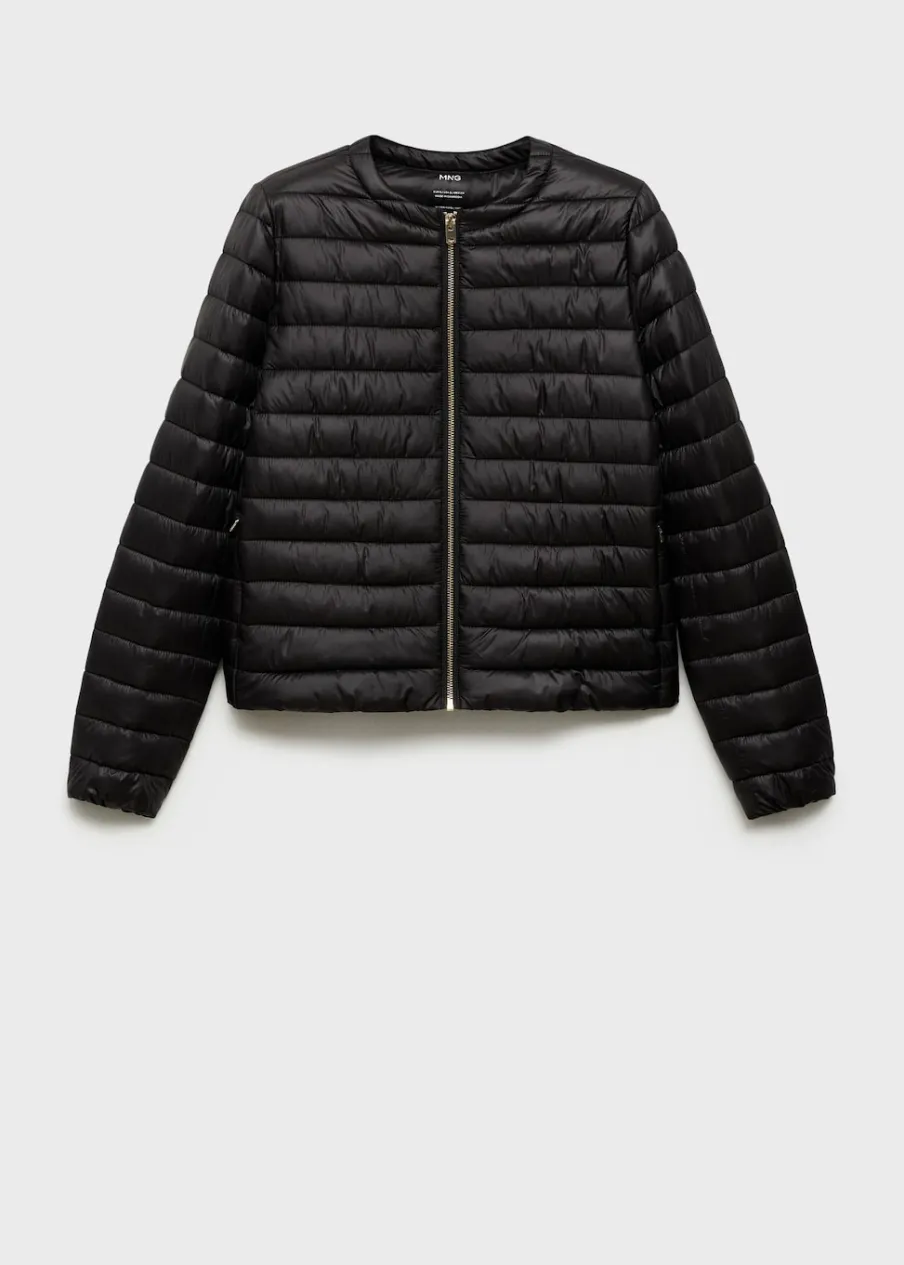 MANGO Płaszcze*Krótka kurtka puchowa z kieszeniami