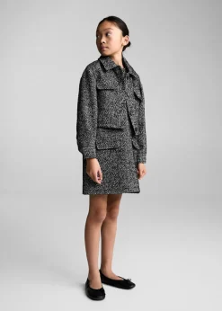 Dzieci MANGO Płaszcze I Kurtki*Krótka kurtka w jodełkę