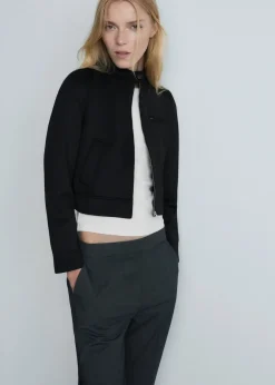 MANGO Kurtki*Krótka kurtka z kieszeniami