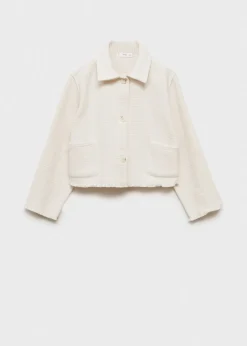 Dzieci MANGO Płaszcze I Kurtki*Krótka kurtka z teksturą