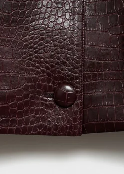 MANGO Kurtki*Krótka kurtka ze wzorem skóry krokodyla