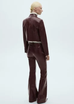 MANGO Kurtki*Krótka kurtka ze wzorem skóry krokodyla