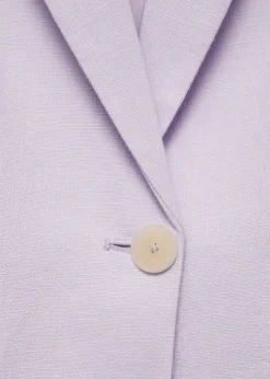 MANGO Marynarki*Krótka marynarka garniturowa z lnu