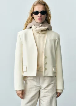 MANGO Marynarki*Krótka marynarka strukturalna