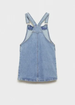 Dzieci MANGO Sukienki I Kombinezony*Krótka sukienka dżinsowa na szelkach