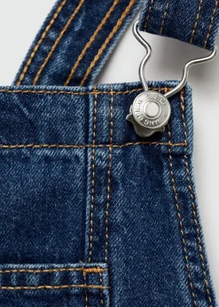 Dzieci MANGO Sukienki I Kombinezony*Krótka sukienka dżinsowa na szelkach