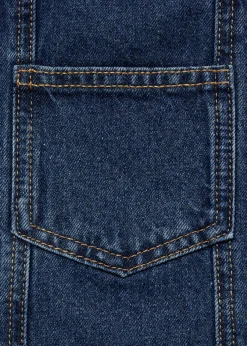 Dzieci MANGO Sukienki I Kombinezony*Krótka sukienka dżinsowa na szelkach