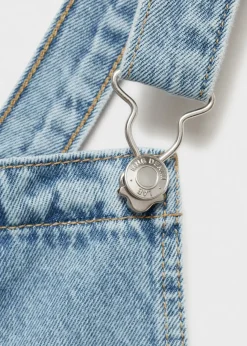 Dzieci MANGO Sukienki I Kombinezony*Krótka sukienka dżinsowa na szelkach