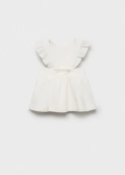 Dzieci MANGO Sukienki/pajacyki*Krótka sukienka z falbankami