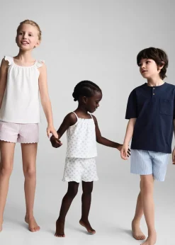 Dzieci MANGO Piżamy*Krótka wzorzysta piżama