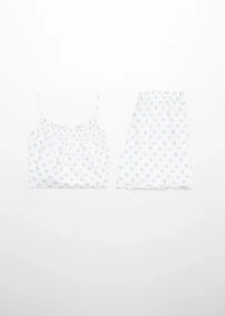 Dzieci MANGO Piżamy*Krótka wzorzysta piżama