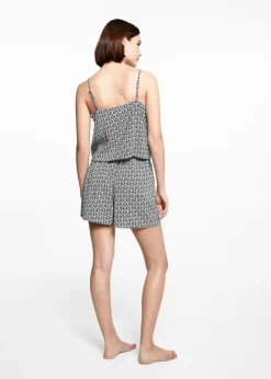 MANGO Piżamy*Krótka wzorzysta piżama