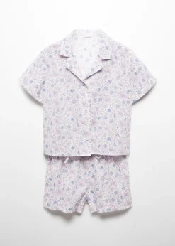 MANGO Piżamy*Krótka wzorzysta piżama