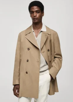 MANGO Kurtki I Koszule Wierzchnie|Płaszcze*Krótki bawełniany trencz