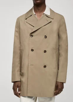 MANGO Kurtki I Koszule Wierzchnie|Płaszcze*Krótki bawełniany trencz