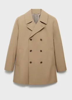 MANGO Kurtki I Koszule Wierzchnie|Płaszcze*Krótki bawełniany trencz