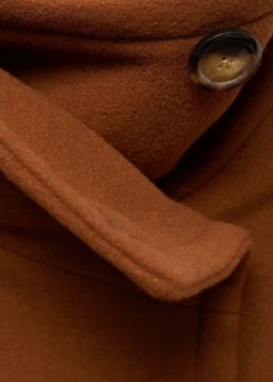 MANGO Płaszcze*Krótki płaszcz wełniany dwurzędowy