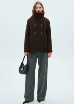 MANGO Płaszcze*Krótki płaszcz z wełny dziewiczej