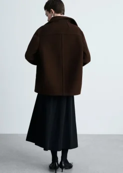 MANGO Płaszcze*Krótki płaszcz z wełny dziewiczej
