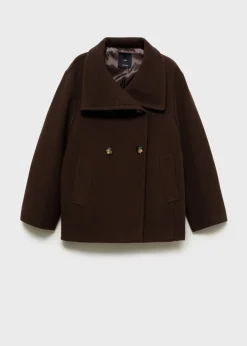 MANGO Płaszcze*Krótki płaszcz z wełny dziewiczej