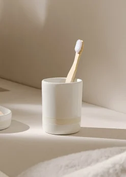 MANGO Akcesoria Łazienkowe*Kubek do łazienki z kamionki